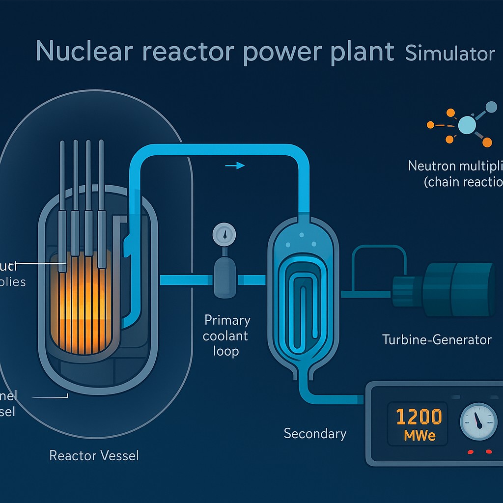 Nuclear Reactor Power Plant Simulator